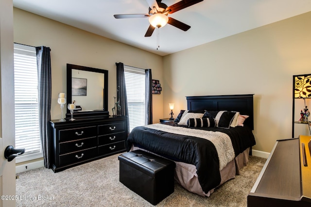 1622 Church Side Dr, Goshen, KY 40026 - carpeted bedroom featuring ceiling fan and baseboards