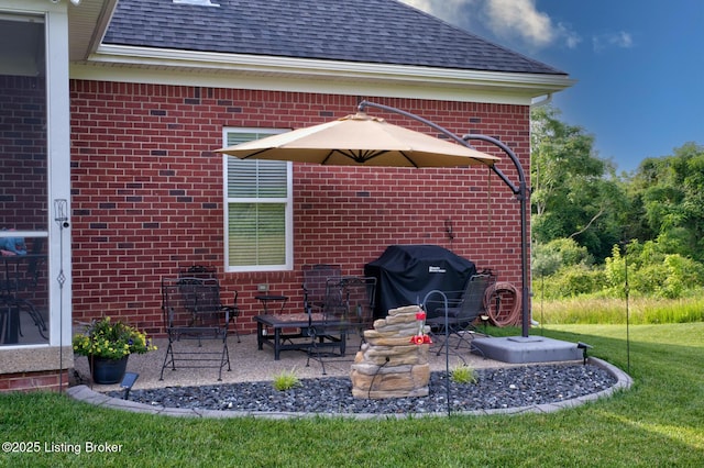 1622 Church Side Dr, Goshen, KY 40026 - view of patio / terrace with grilling area