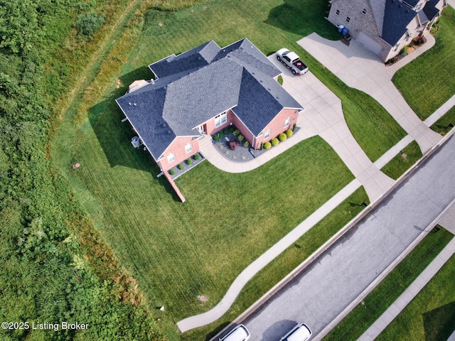 1622 Church Side Dr, Goshen, KY 40026 - aerial view of property and surrounding area