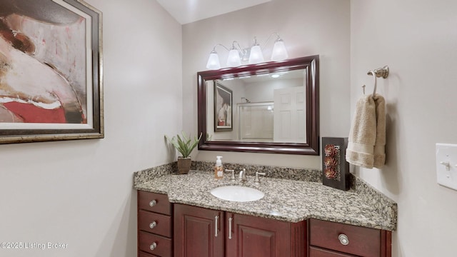 150 E Laurel River Drive Rd, Shepherdsville, KY 40165 - bathroom with vanity and a shower