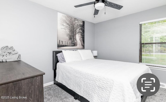 800 Lincoln Dr, Elizabethtown, KY 42701 - carpeted bedroom featuring baseboards and a ceiling fan