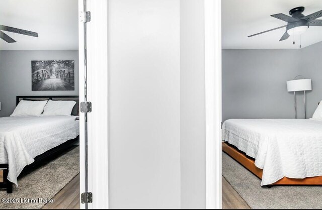 800 Lincoln Dr, Elizabethtown, KY 42701 - bedroom featuring wood finished floors and a ceiling fan