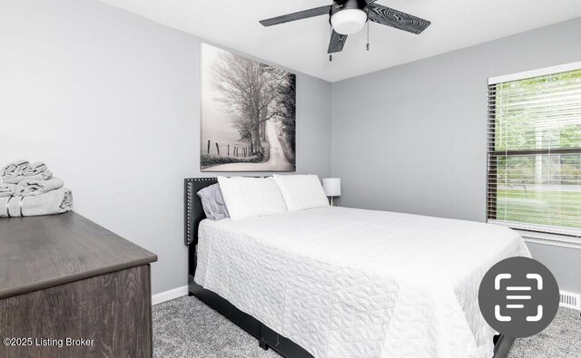 800 Lincoln Dr, Elizabethtown, KY 42701 - carpeted bedroom featuring baseboards and a ceiling fan