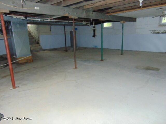 27 Alexander Ave, Bedford, KY 40006 - below grade area with stairs