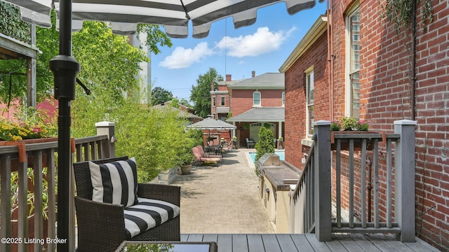 1212 S 2nd St, Louisville, KY 40203 - view of patio