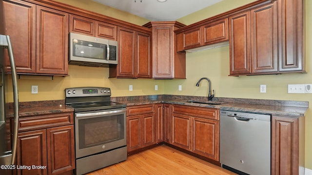 1212 S 2nd St, Louisville, KY 40203 - kitchen featuring appliances with stainless steel finishes and light wood-type flooring