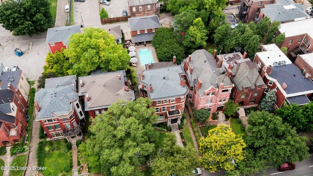 1212 S 2nd St, Louisville, KY 40203 - aerial perspective of suburban area