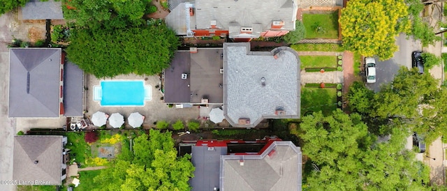 1212 S 2nd St, Louisville, KY 40203 - bird's eye view of a pool area