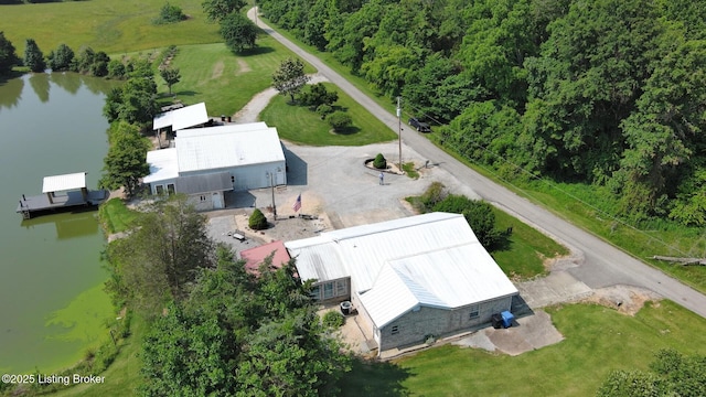 201 Wildflower Ln, Big Springs, KY 40175 - view from above of property featuring a large body of water