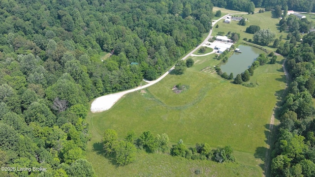 201 Wildflower Ln, Big Springs, KY 40175 - view of property location with a heavily wooded area