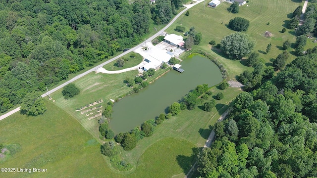 201 Wildflower Ln, Big Springs, KY 40175 - aerial view of property and surrounding area with a nearby body of water