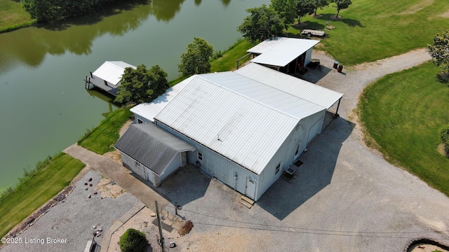 201 Wildflower Ln, Big Springs, KY 40175 - view from above of property featuring a large body of water