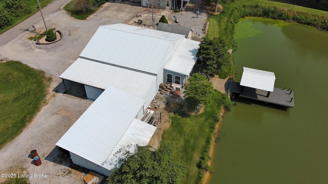 201 Wildflower Ln, Big Springs, KY 40175 - view from above of property with a large body of water
