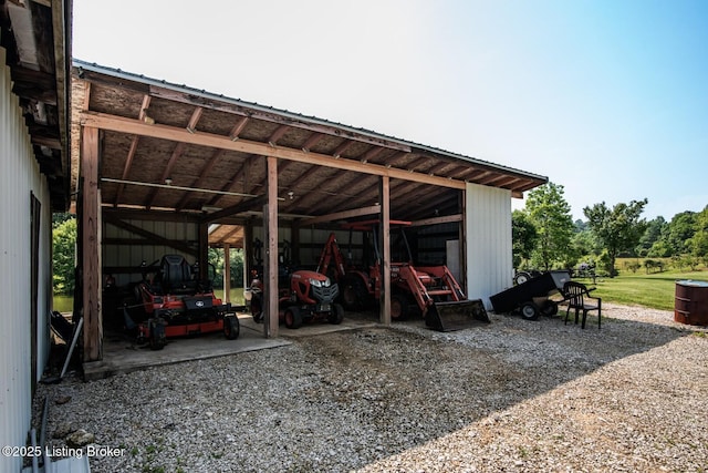 201 Wildflower Ln, Big Springs, KY 40175 - view of parking / parking lot featuring a pole building