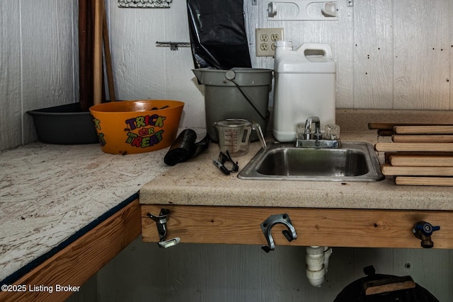 201 Wildflower Ln, Big Springs, KY 40175 - kitchen view of a sink and light countertops