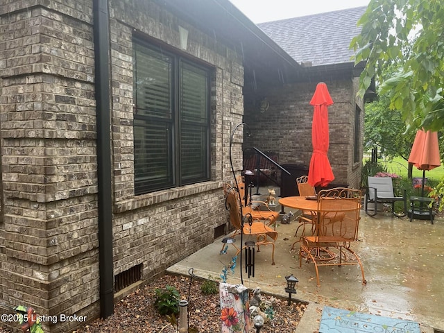 140 Ranch Ln, Loretto, KY 40037 - view of patio / terrace featuring outdoor dining space