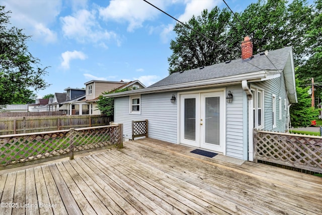 3707 Lentz Ave, Louisville, KY 40215 - deck featuring french doors
