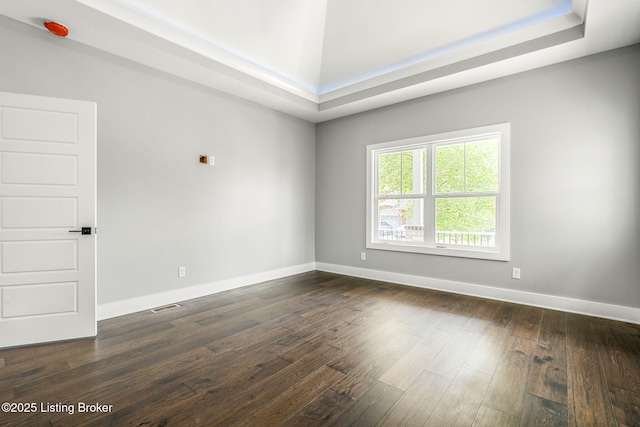 912 Artisan Pkwy, La Grange, KY 40031 - unfurnished room with dark wood-type flooring and baseboards