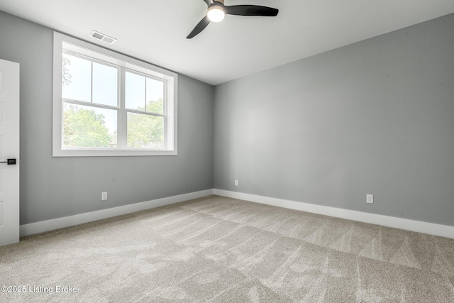 912 Artisan Pkwy, La Grange, KY 40031 - empty room featuring a ceiling fan, carpet floors, and baseboards