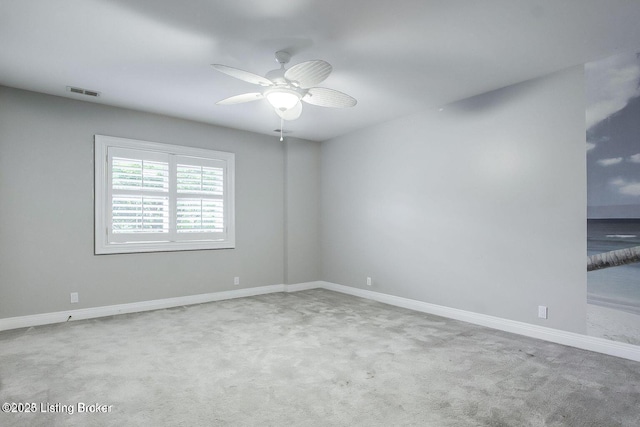 603 Woodlake Dr, Louisville, KY 40245 - spare room with ceiling fan, carpet flooring, and baseboards