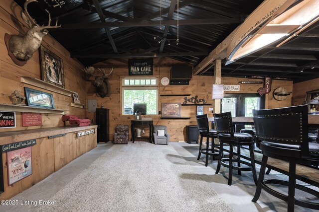 282 Lakeview Ln, Mcdaniels, KY 40152 - miscellaneous room with wooden walls