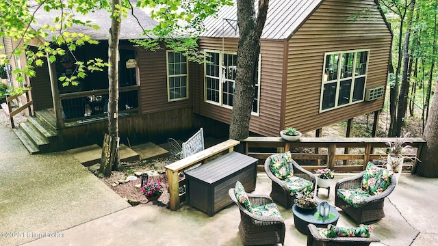 282 Lakeview Ln, Mcdaniels, KY 40152 - view of patio with an outdoor living space