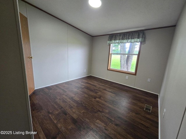 2131 Ridge Rd, Shepherdsville, KY 40165 - empty room with wood finished floors and ornamental molding