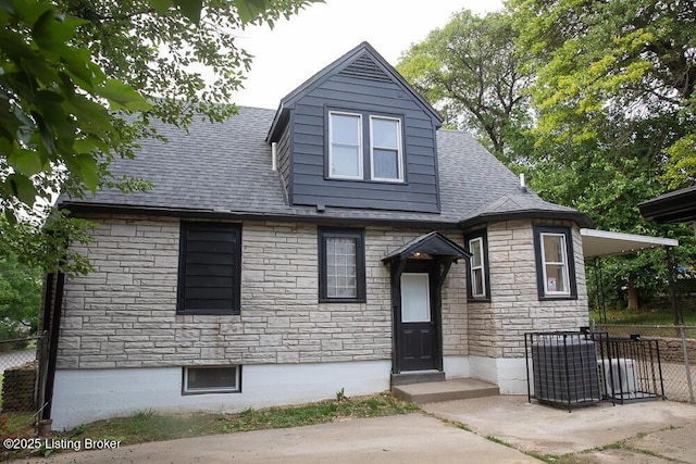 1436 Huntoon Ave, Louisville, KY 40215 - bungalow-style house featuring stone siding and roof with shingles