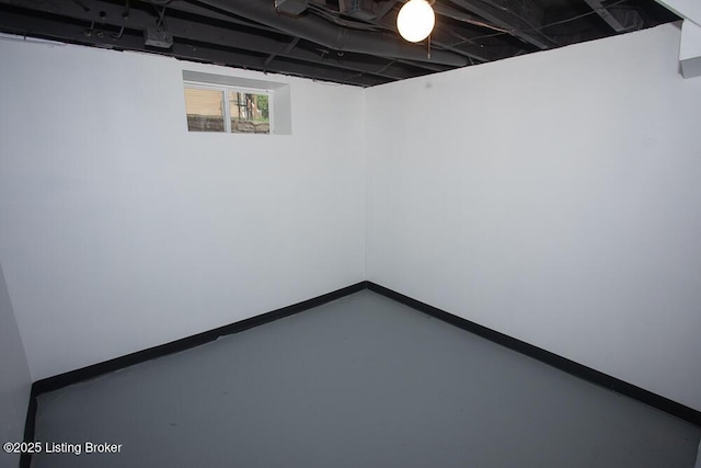 1436 Huntoon Ave, Louisville, KY 40215 - below grade area with baseboards