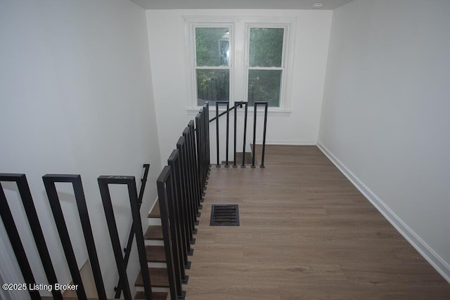 1436 Huntoon Ave, Louisville, KY 40215 - stairway with wood finished floors and baseboards