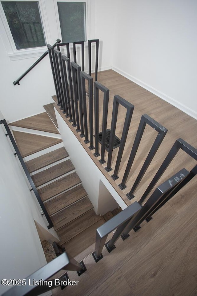 1436 Huntoon Ave, Louisville, KY 40215 - stairs with wood finished floors