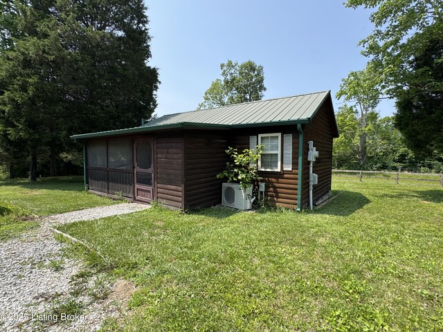 661 Blue Bird Rd, Falls Of Rough, KY 40119 - view of outbuilding featuring ac unit