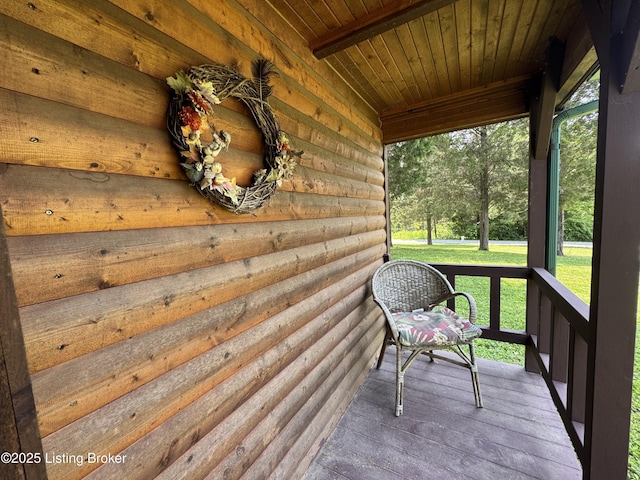 661 Blue Bird Rd, Falls Of Rough, KY 40119 - view of wooden terrace