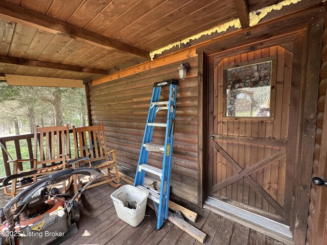 661 Blue Bird Rd, Falls Of Rough, KY 40119 - view of wooden terrace