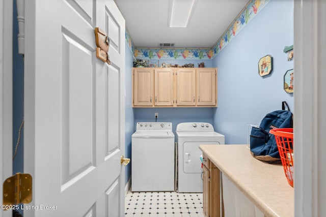 177 Airport Rd, Leitchfield, KY 42754 - laundry room featuring washer and clothes dryer and cabinet space