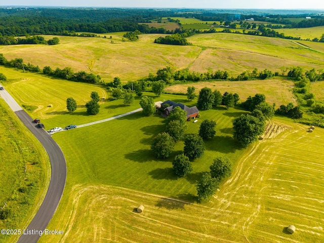 177 Airport Rd, Leitchfield, KY 42754 - overview of rural landscape with agricultural land