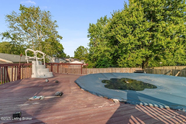 6600 Musket Dr, Louisville, KY 40228 - wooden terrace with a fenced backyard