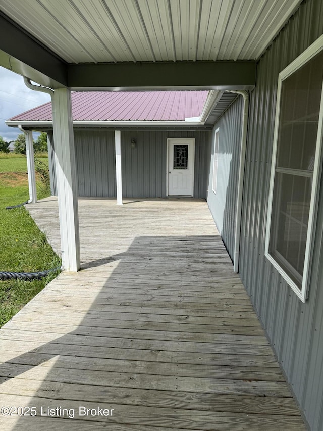 775 Constantine Vertrees Rd, Garfield, KY 40140 - view of wooden terrace
