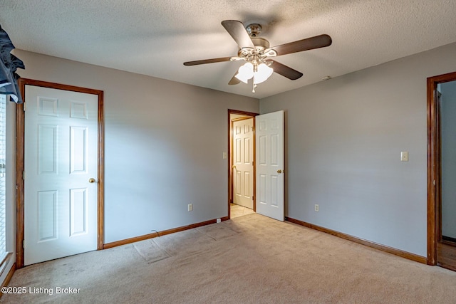 1117 Breezy Way, Bardstown, KY 40004 - unfurnished bedroom featuring carpet flooring, a textured ceiling, and ceiling fan