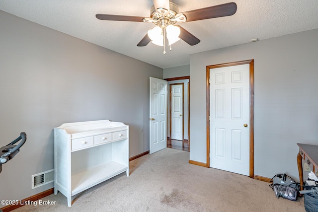 1117 Breezy Way, Bardstown, KY 40004 - unfurnished bedroom featuring carpet floors, ceiling fan, and a textured ceiling