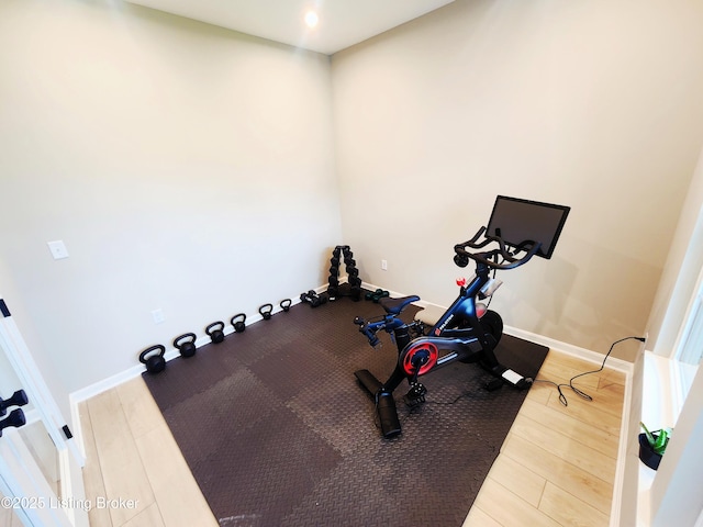 309 Knowledge Point Path, Shelbyville, KY 40065 - exercise area featuring baseboards and recessed lighting