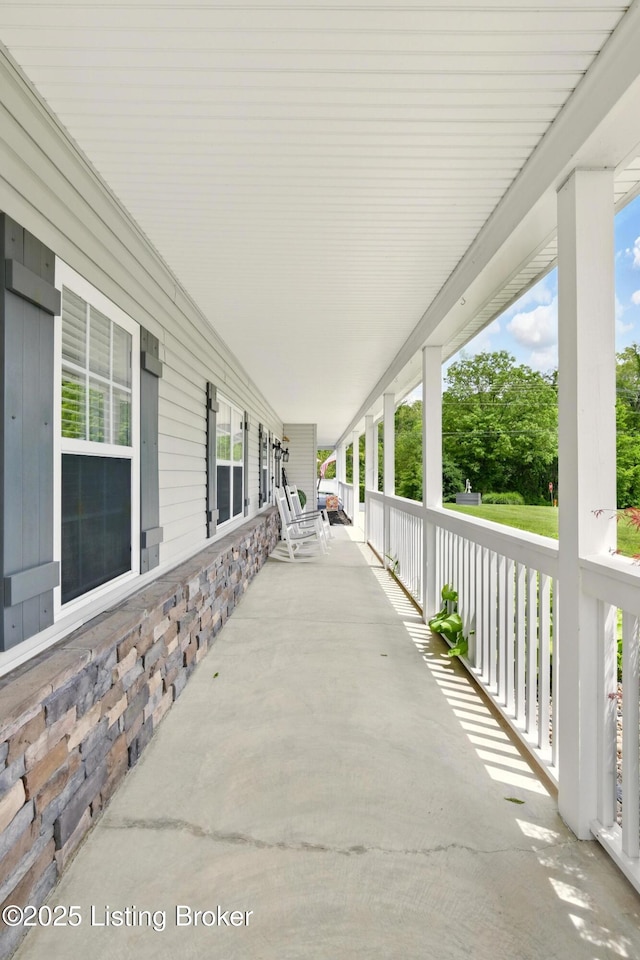 1717 Stricker Rd, Memphis, IN 47143 - view of porch