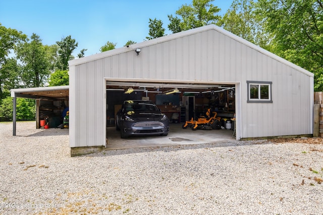 1717 Stricker Rd, Memphis, IN 47143 - garage with a garage