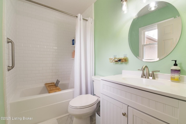 6800 Beard Ct, Louisville, KY 40228 - full bathroom with vanity and shower / bath combination with curtain