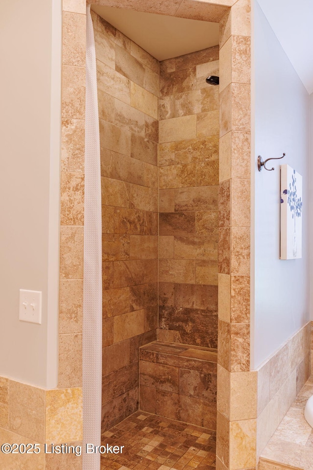4225 Pleasant Glen Dr, Louisville, KY 40299 - bathroom with tiled shower