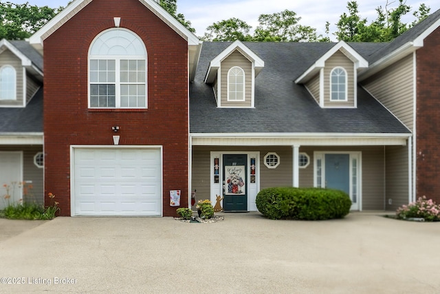 111 Emory Ct, Bardstown, KY 40004 - view of front of property featuring driveway, a garage, brick siding, and a shingled roof