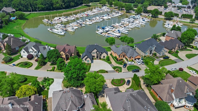 5404 River Creek Ct, Prospect, KY 40059 - view of property location featuring numerous boat docks and a nearby body of water