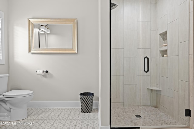 5404 River Creek Ct, Prospect, KY 40059 - full bathroom with a shower stall and tile patterned floors