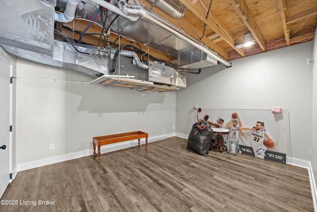 5404 River Creek Ct, Prospect, KY 40059 - below grade area with wood finished floors