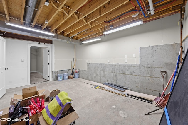 5404 River Creek Ct, Prospect, KY 40059 - view of unfinished below grade area
